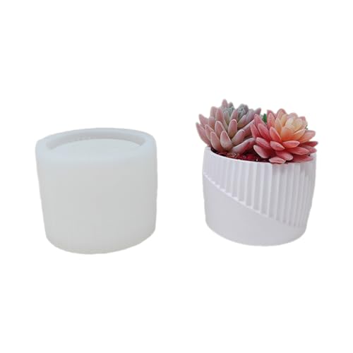 Handgefertigte Silikon-Blumentopf-Formen, Betonform, Epoxidharz-Formen für Kerzen, Stifthalter Handgefertigte Silikon-Blumentopf-Formen, Betonform, Epoxidharz-Formen für Kerzen, Stifthalter von MHADBKH