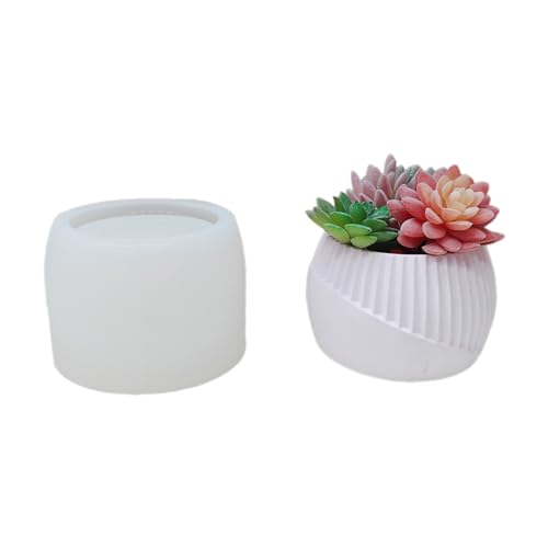 Handgefertigte Silikon-Blumentopf-Formen, Betonform, Epoxidharz-Formen für Kerzen, Stifthalter Handgefertigte Silikon-Blumentopf-Formen, Betonform, Epoxidharz-Formen für Kerzen, Stifthalter von MHADBKH