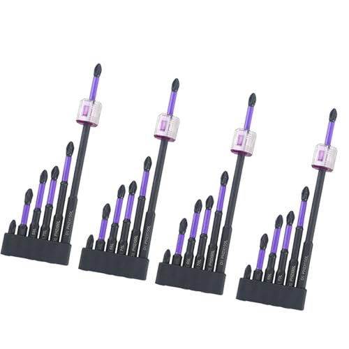 Impacts Bit Set Funktionalität Schraubendreher Bit für sicheren Schraubenhalter für Reparaturtechniker und Enthusiasten Schraubendreher Kit von MHADBKH