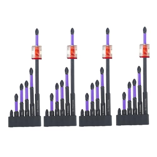 Impacts Bit Set Funktionalität Schraubendreher Bit für sicheren Schraubenhalter für Reparaturtechniker und Enthusiasten Schraubendreher Kit von MHADBKH