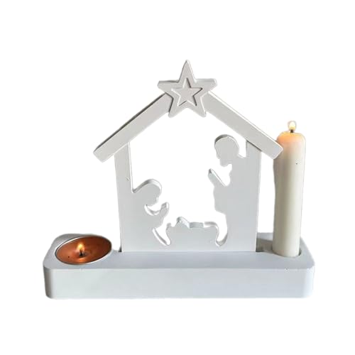 Kreative Jesus-Kerzenhalter Silikonform Taufhaus Gips Zement Kerzenständer Formen Gips Beton Herstellung Werkzeug von MHADBKH