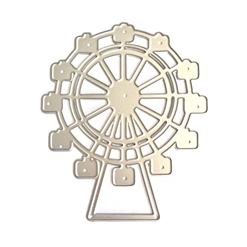 MHADBKH 1Set Riesenrad Metall Schneiden Stirbt Handgemachte Schablone Form Präge Muster Für Kinder Erwachsene Handwerk Projekt von MHADBKH