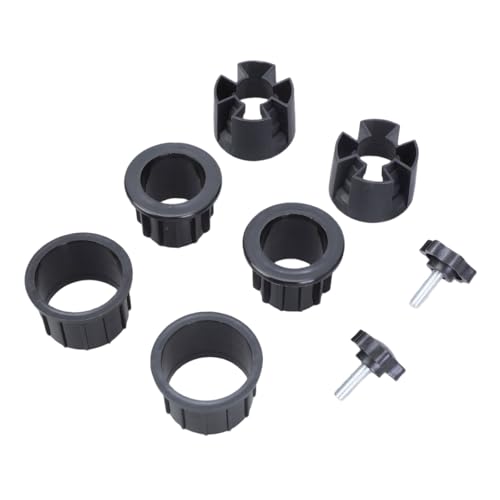 MHADBKH 8 Stück Gartenschirm Tischlochringe Steckkappen Tischabdeckungen zum Ausrichten und Sichern von Sonnenschirmen im Freien, kratzfeste Schirmabdeckung von MHADBKH