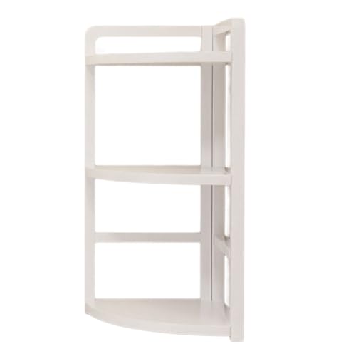 MHADBKH Eckwandschelf 2 Schicht Schreibtisch Speicher Rack Platz Sparsamer Eckständer Multifunktionaler Eck SHLEF Für Bücher Und Dekore von MHADBKH