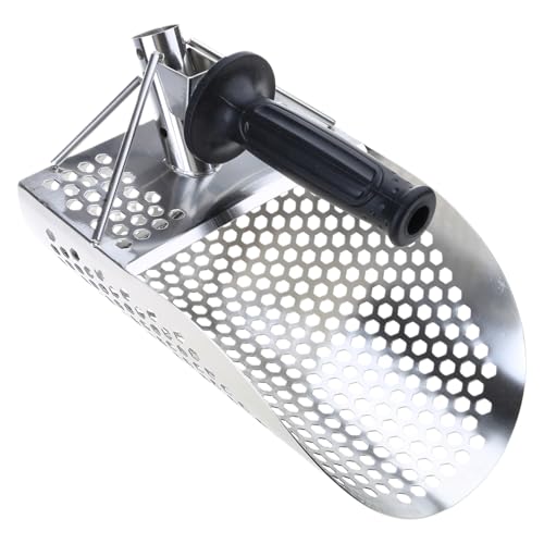 MHADBKH Ergonomischer Metalldetektor Sandsieb Edelstahl Sandschaufel für Strand Unterwasserschatz MHADBKH Ergonomischer Metalldetektor Sandsieb Edelstahl Sandschaufel für Strand Unterwasserschatz von MHADBKH
