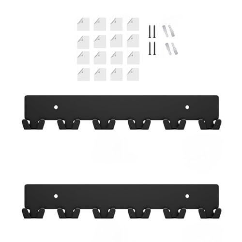 MHADBKH Haken-Organizer, platzsparendes Aufbewahrungsregal für Wohnzimmer, Eingangsbereich, einfache Installation, Korridore, Aufhänger, Eingangs-Organizer, 2 Stück MHADBKH Haken-Organizer, platzsparendes Aufbewahrungsregal für Wohnzimmer, Eingangsbereich, einfache Installation, Korridore, Aufhänger, Eingangs-Organizer, 2 Stück von MHADBKH