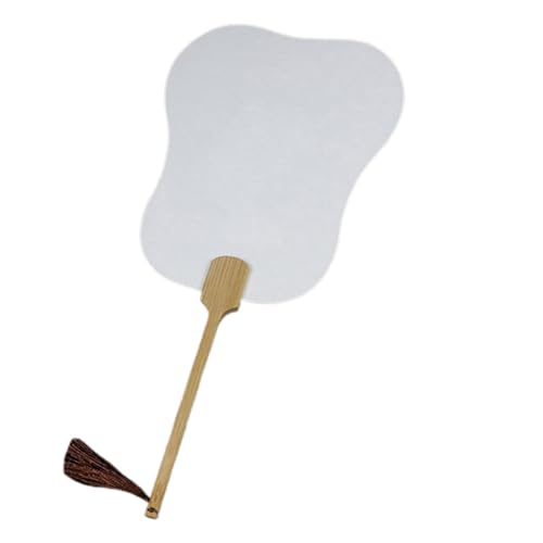 MHADBKH Künstler Reispapier Lüfter Runde Fan Pinselstift Kalligraphys Malerei Rice Paper Lüfter Leerer Papierventilator MHADBKH Künstler Reispapier Lüfter Runde Fan Pinselstift Kalligraphys Malerei Rice Paper Lüfter Leerer Papierventilator von MHADBKH