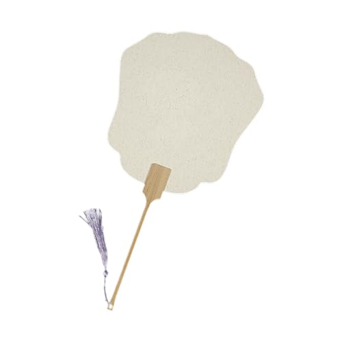 MHADBKH Künstler Reispapier Lüfter Runde Fan Pinselstift Kalligraphys Malerei Rice Paper Lüfter Leerer Papierventilator MHADBKH Künstler Reispapier Lüfter Runde Fan Pinselstift Kalligraphys Malerei Rice Paper Lüfter Leerer Papierventilator von MHADBKH