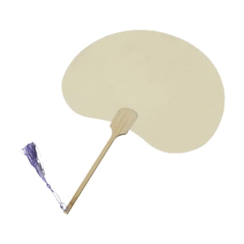 MHADBKH Künstler Reispapier Lüfter Runde Fan Pinselstift Kalligraphys Malerei Rice Paper Lüfter Leerer Papierventilator MHADBKH Künstler Reispapier Lüfter Runde Fan Pinselstift Kalligraphys Malerei Rice Paper Lüfter Leerer Papierventilator von MHADBKH