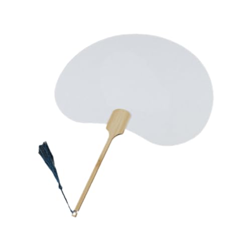 MHADBKH Künstler Reispapier Lüfter Runde Fan Pinselstift Kalligraphys Malerei Rice Paper Lüfter Leerer Papierventilator MHADBKH Künstler Reispapier Lüfter Runde Fan Pinselstift Kalligraphys Malerei Rice Paper Lüfter Leerer Papierventilator von MHADBKH