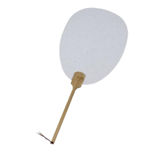 MHADBKH Künstler Reispapier Lüfter Runde Fan Pinselstift Kalligraphys Malerei Rice Paper Lüfter Leerer Papierventilator MHADBKH Künstler Reispapier Lüfter Runde Fan Pinselstift Kalligraphys Malerei Rice Paper Lüfter Leerer Papierventilator von MHADBKH