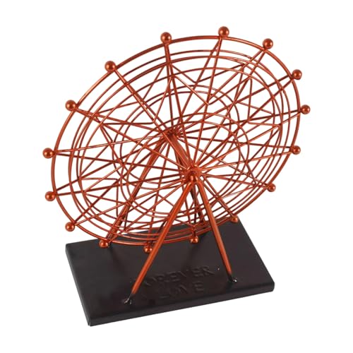 MHADBKH Künstlerisches drehbares Metallrad, Bastelmodell, rotierende Statue, Schreibtisch-Dekorationen zur Verschönerung des Wohnzimmers oder Büros, ästhetische Tischdekoration MHADBKH Künstlerisches drehbares Metallrad, Bastelmodell, rotierende Statue, Schreibtisch-Dekorationen zur Verschönerung des Wohnzimmers oder Büros, ästhetische Tischdekoration von MHADBKH