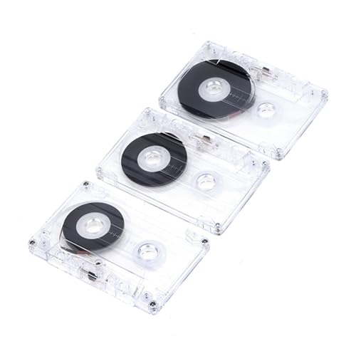 MHADBKH Leeres Band Leere Kassettenklebeband Für Klare Und Realistische Schallaufzeichnung 45 60 90 Minuten Band Tragbar 3pcs/ von MHADBKH
