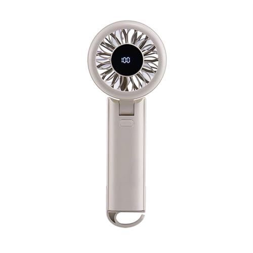 MHADBKH Leiser leistungsstarker Handventilator, tragbarer Ventilator, Kunststoff-Textur, geeignet für Schlafzimmer, Büro und Schule von MHADBKH