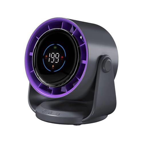 MHADBKH Praktischer kleiner Tischventilator, bequem, klein, 4000 mAh, wiederaufladbar, Luftkühlung, geeignet für den Heimtisch, USB-Desktop-Ventilator MHADBKH Praktischer kleiner Tischventilator, bequem, klein, 4000 mAh, wiederaufladbar, Luftkühlung, geeignet für den Heimtisch, USB-Desktop-Ventilator von MHADBKH