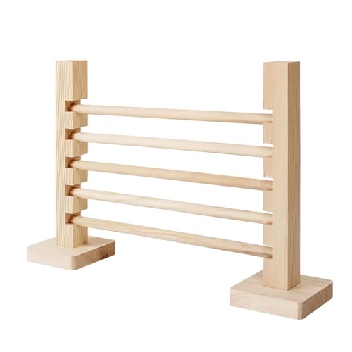 MHADBKH Rennmaus Sprungbarriere Holzhürde Sprungbarriere Hindernis Holzstange verstellbar für Hamsterkäfig Zubehör Kaninchen Spielzeug MHADBKH Rennmaus Sprungbarriere Holzhürde Sprungbarriere Hindernis Holzstange verstellbar für Hamsterkäfig Zubehör Kaninchen Spielzeug von MHADBKH