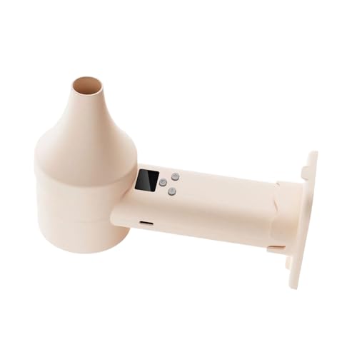 MHADBKH Tragbarer Handventilator, USB-wiederaufladbar, kleiner Luftgebläse, Ventilator für Reisen und Büro, mit 1-100 stufenlos einstellbarer Geschwindigkeit von MHADBKH
