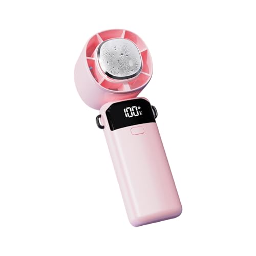 MHADBKH Ventilator mit LED-Display, praktischer kleiner Tischventilator, 2000 mAh, ABS-Textur, geeignet für Camping MHADBKH Ventilator mit LED-Display, praktischer kleiner Tischventilator, 2000 mAh, ABS-Textur, geeignet für Camping von MHADBKH