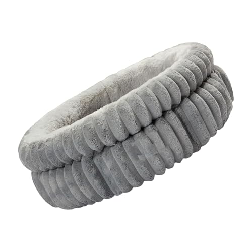 MHADBKH Weiches Plüsch-Katzenbett mit abnehmbarem Kissen-Design für den Innenbereich, mit rutschfester Unterseite, Winter, Herbst, bequemer Schlaf, Haustierbett MHADBKH Weiches Plüsch-Katzenbett mit abnehmbarem Kissen-Design für den Innenbereich, mit rutschfester Unterseite, Winter, Herbst, bequemer Schlaf, Haustierbett von MHADBKH