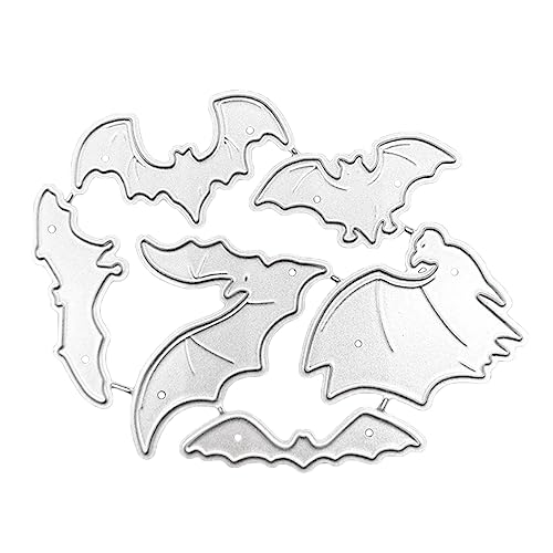 Metall-Stanzschablonen für Halloween, Fledermäuse, Schablonen für Scrapbooking, Alben, Papierkarten, Prägung Metall-Stanzschablonen für Halloween, Fledermäuse, Schablonen für Scrapbooking, Alben, Papierkarten, Prägung von MHADBKH