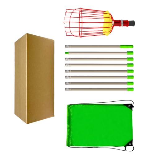 Obstpflücker mit hoher Reichweite mit verstellbarer Länge Stab, Obstgärten, Erntewerkzeug für einfache Obsternte, Pflückwerkzeug Obstpflücker mit hoher Reichweite mit verstellbarer Länge Stab, Obstgärten, Erntewerkzeug für einfache Obsternte, Pflückwerkzeug von MHADBKH