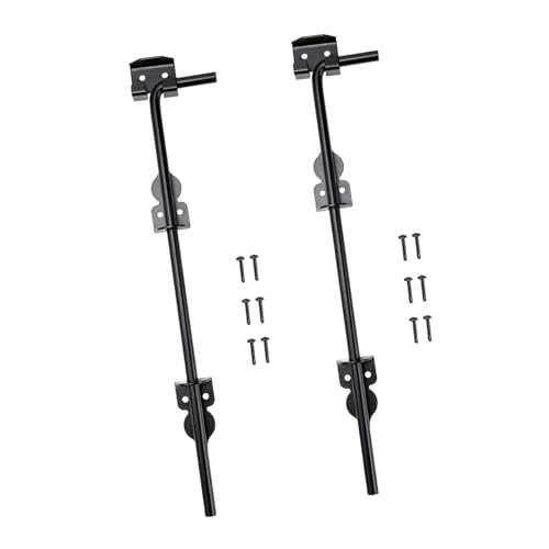 Praktische, 30,5 cm große, tragbare, stabile Stockschrauben für Doppeltür-Stabilität und Sicherheit in Holz, PVC, Vinyl, Metall, Tor, Terrassen, Türriegel, 2 Stück Praktische, 30,5 cm große, tragbare, stabile Stockschrauben für Doppeltür-Stabilität und Sicherheit in Holz, PVC, Vinyl, Metall, Tor, Terrassen, Türriegel, 2 Stück von MHADBKH