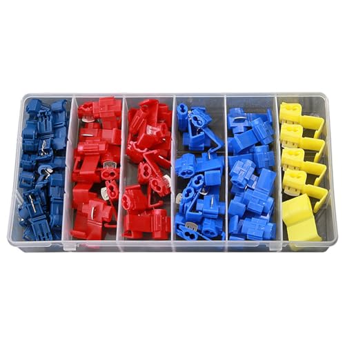 Professionelle 65pcs Drahtkabelverbinder Mit Mehreren Größe Drahtspleiigen Steckverbinderer Verbessert Sich Sicher Mit Isoliertem Clip Professionelle 65pcs Drahtkabelverbinder Mit Mehreren Größe Drahtspleiigen Steckverbinderer Verbessert Sich Sicher Mit Isoliertem Clip von MHADBKH