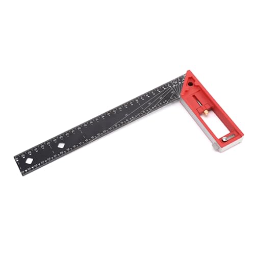 Quadrat L Form Square 30-90 Grad Quadrat Mit Markierungsloch 12 "Kombination Zum Messung Des Schreibens Quadrat L Form Square 30-90 Grad Quadrat Mit Markierungsloch 12 "Kombination Zum Messung Des Schreibens von MHADBKH