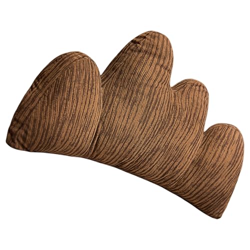 Rückenkissen, Wurfkissen, kurzes Plüschkissen, Spielzeug für Schlafzimmer, Sofa, Heimdekoration, Heimbüro, Stuhl von MHADBKH