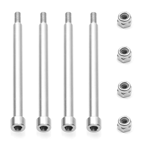 Scharnierstifte und Muttern-Sets aus Edelstahl, 4 x 60 mm, 4 x 60 mm, für Fernbedienung, Auto-Upgrades, Ersatzteile, Fernbedienung, Auto-Pins Scharnierstifte und Muttern-Sets aus Edelstahl, 4 x 60 mm, 4 x 60 mm, für Fernbedienung, Auto-Upgrades, Ersatzteile, Fernbedienung, Auto-Pins von MHADBKH