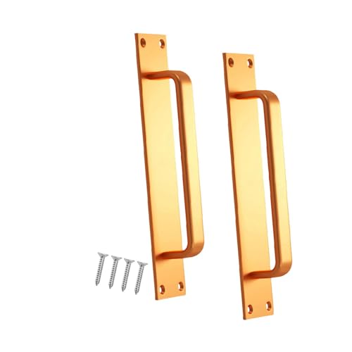 Schiebetürgriffe aus robuster Aluminiumlegierung, Lochmitte, Zubehör für Scheunenschrank und Schrank, legere Verwendung, 2 Stück Schiebetürgriffe aus robuster Aluminiumlegierung, Lochmitte, Zubehör für Scheunenschrank und Schrank, legere Verwendung, 2 Stück von MHADBKH