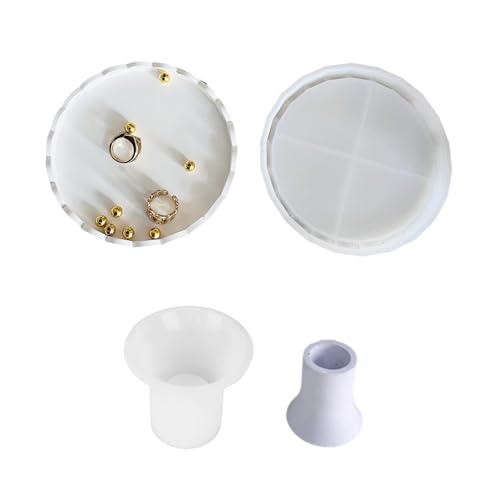 Set mit 2 stabilen Silikonformen für künstlerische runde Spitzentabletts für Heimversammlungen und Nachmittagstee. Silikonform Set mit 2 stabilen Silikonformen für künstlerische runde Spitzentabletts für Heimversammlungen und Nachmittagstee. Silikonform von MHADBKH