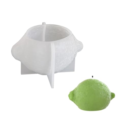 Silikonform in Zitronenform für handgefertigte Duftseife und Epoxidharze, Basteln, Heimdekoration, Fondant-Kuchenform von MHADBKH