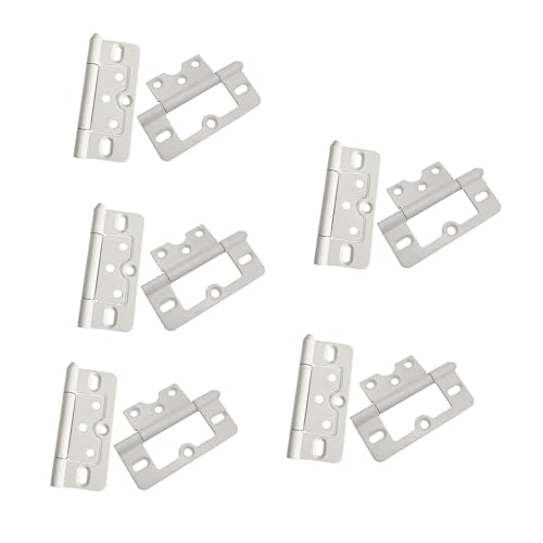 Türscharniere ohne Einstecken, glatt und leise, für Schränke, Kleiderschränke und Fenster, einfache Installation, Designs Innentürscharniere, 10 Stück Türscharniere ohne Einstecken, glatt und leise, für Schränke, Kleiderschränke und Fenster, einfache Installation, Designs Innentürscharniere, 10 Stück von MHADBKH