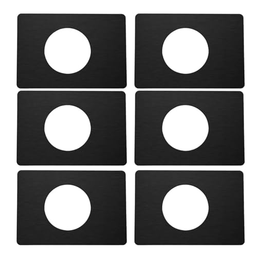 Türverriegelungslochverstärkung, Griffbefestigungsabdeckungen, Füller, Reparatur-Rückplatte für schnelle Befestigung und zusätzlichen Schutz, Knaufverstärkung von MHADBKH