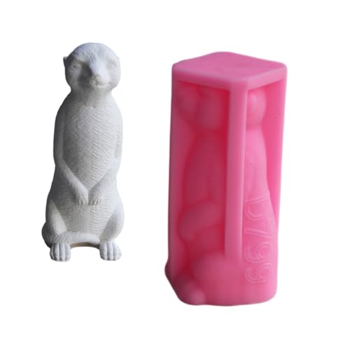 Wiederverwendbare Silikonform zum Basteln detaillierter Erdmännchen, handgefertigte Seifenherstellung, Harz, Bastelbedarf, handgefertigtes Geschenk von MHADBKH