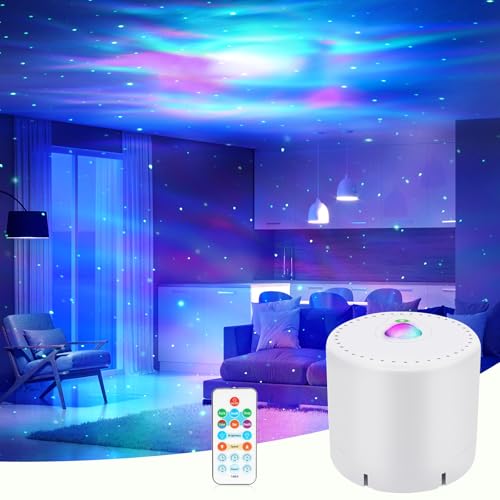 MHAZDZE LED Sternenhimmel Projektor Sternenlicht Projektor Galaxy Projektor Fernbedienung Timer Sternenprojektor,Projektor Nachtlicht für Kinder Erwachsene Party von MHAZDZE