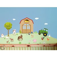 Wandtattoo "Bauernhof Xl" 19 Tiere Kinderzimmer Babyzimmer Wandsticker Walltattoo von MHBilder