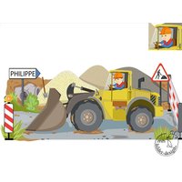 Wandtattoo "Bulldozer Baustelle" Farbwahl Radlader Personalisierbarer Namensschild Wandsticker Mit Namen Wandaufkleber Kinderzimmer Wandtattoo "Bulldozer Baustelle" Farbwahl Radlader Personalisierbarer Namensschild Wandsticker Mit Namen Wandaufkleber Kinderzimmer von MHBilder