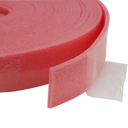 Randdämmstreifen Ausgleichsmasse 50mm x 5mm x 10m Estrich Randstreifen Selbstklebend Randdämmung Behnfugenband für Fußbodenheizung (2stk 5cm) von MHDJQ