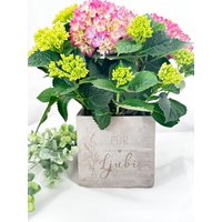 Personalisiertes Blumentopf in Betonoptik| Beste Freundin| Individuelle Gravur |Geschenkidee Zum Geburtstag |Dankeschön| Kleinigkeit von MHDekodesign