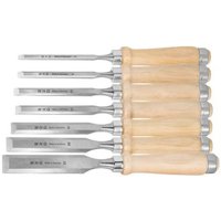 [NEUWERTIG] B-Ware Mhg Stechbeitel Satz Meißel 7 St. Stechbeitel Set Holzheft Schreinerwerkzeug von MHG