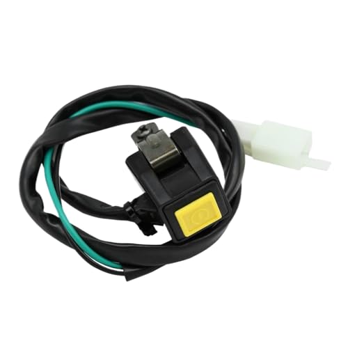 22mm Motorradhorn -Startstop -Schalttaste -Lenbarsteuerung kompatibel mit Cr RL CRF -Modellen(Yellow) von MHJOUZSKB