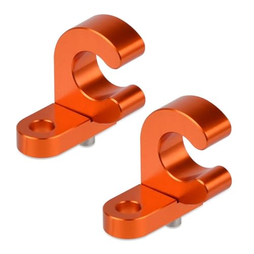 Bremsleitungsschlauchklemmhalter kompatibel mit EXC 380 MXC 380 SX 380 1998-2001 EXC 300 SX 250 SXF 450 XCW 250 XCW-F XC XCF-Modelle(2 PCS) von MHJOUZSKB