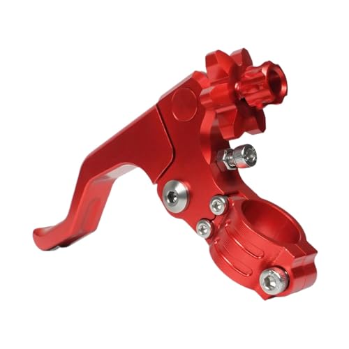 MHJOUZSKB 7 8 Zoll Kurzstunt -Kupplungshebel mit FZ09 MT09 WR250F WR450F YZ85 YZ125 YZ250 YZ250F YZ450F TTR250 Motorradmodellmodell(Red) von MHJOUZSKB