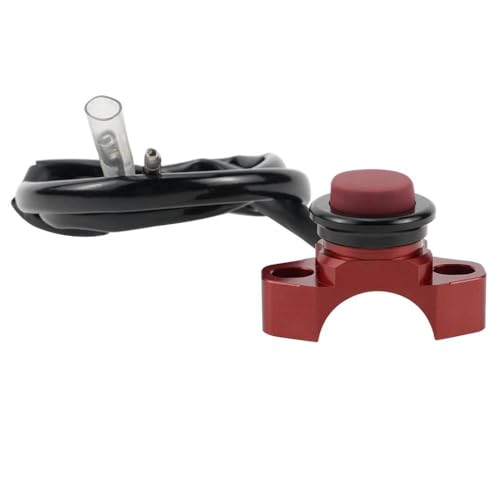 Red Engine Stopp Start Töten Sie Druckknopfschalter kompatibel mit excf yzf yz crf crf Motorrad Motorradfahrrad von Straßenfahrzeugen(Red) von MHJOUZSKB