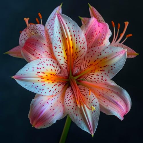 Lilienzwiebeln,Winterhart MehrjäHrig,Riesenlilien Baumlilien,Blumenzwiebeln,Lilie Blume,Temperament-6zwiebeln-F von MHOLDC
