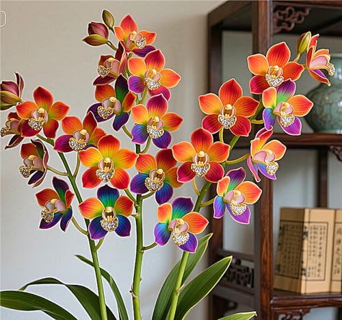 MehrjäHrige Cymbidium-Rhizom, üBerraschendes Wachstum, Gartendekoration, Kein GießEn Erforderlich,Winterhart-10 Rhizom-F MehrjäHrige Cymbidium-Rhizom, üBerraschendes Wachstum, Gartendekoration, Kein GießEn Erforderlich,Winterhart-10 Rhizom-F von MHOLDC