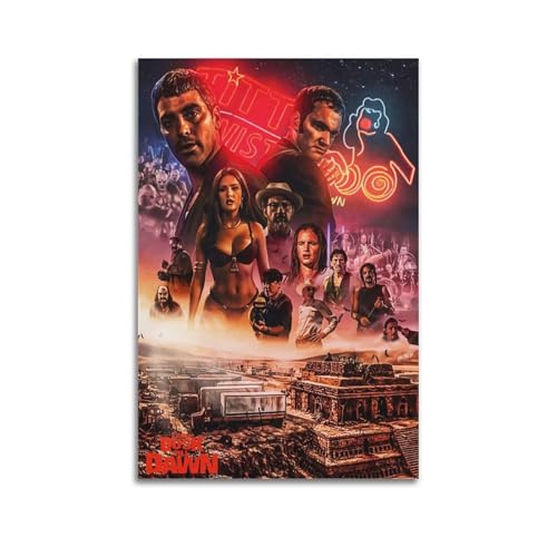 MHSSGHG Poster "From Dusk Till Dawn", Wanddekoration, Kunstdekoration, Leinwandposter, ästhetisches Poster für Schlafzimmer, Wohnzimmer, Wand, 30 x 45 cm, ungerahmter Stil von MHSSGHG