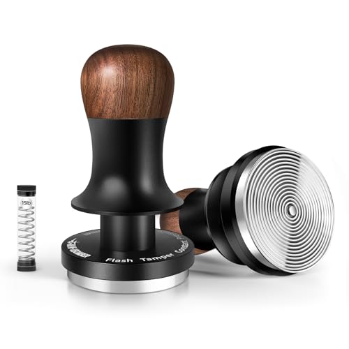 MHW-3BOMBER Espresso-Stampfer, 54 mm, 3 federbelastete Kaffeestampfer mit 6,8 kg / 13,6 kg Ersatzfedern, Barista-Tamper mit Sound-Feedback, kompatibel mit 53/54 mm Siebträger T6173T-OS von MHW-3BOMBER